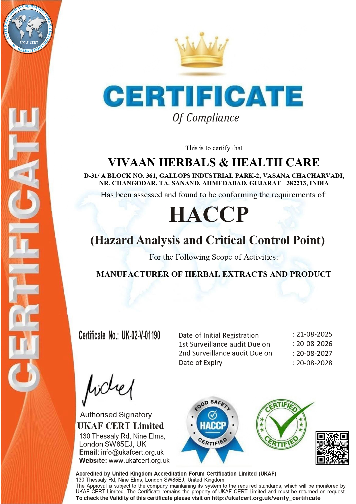 vivaan-haccp